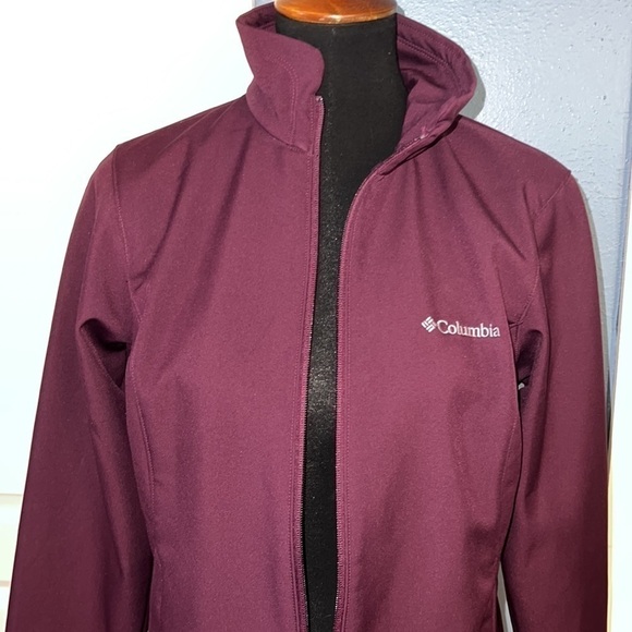 Purple Colombia Jacket full zip size medium fleece lined - Picture 8 of 11